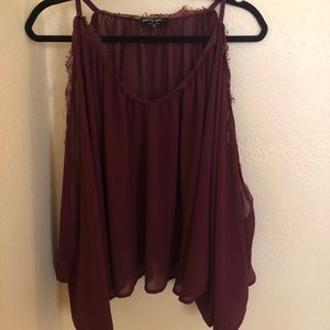 Flowy Maroon blouse